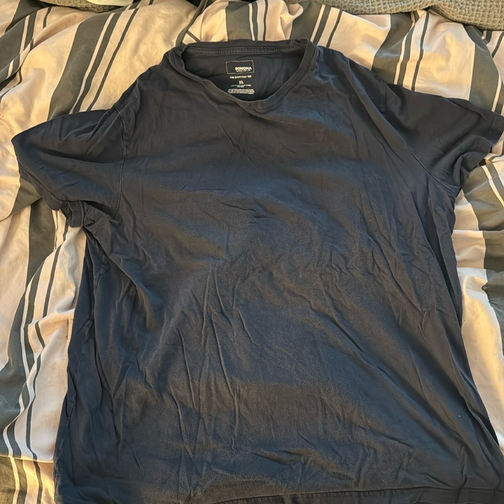 Sonoma XL Cotton T-Shirt Navy